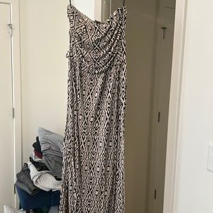 Tube top maxi dress